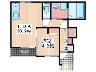 ビブレ・つぼいの物件間取画像